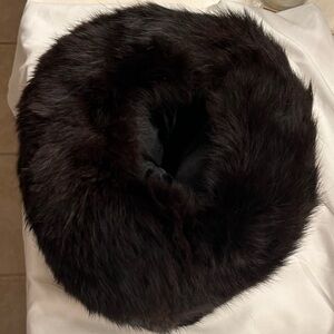 Vintage Genuine Fox Fur Hand Warmer/Muff